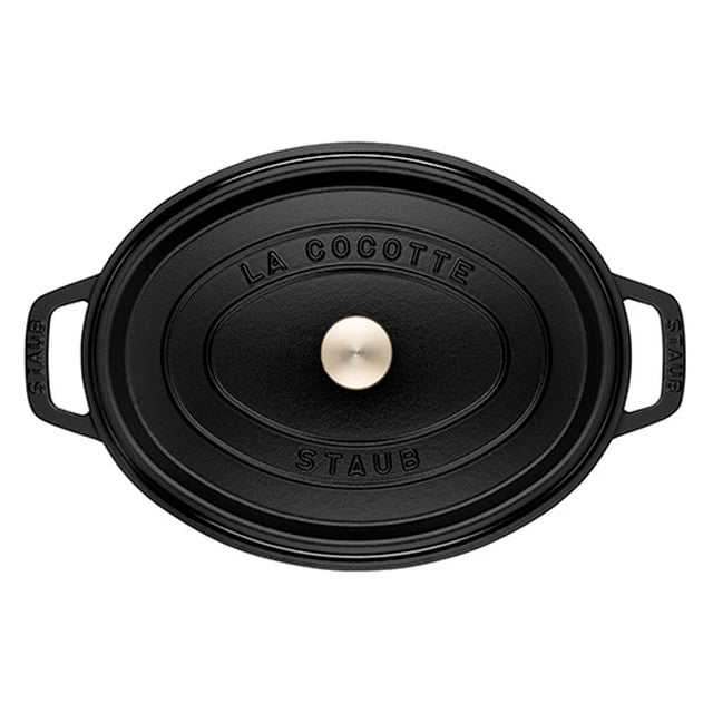 STAUB(ストウブ) ピコ・ココット オーバル 27cm (ブラック) [CONCENT