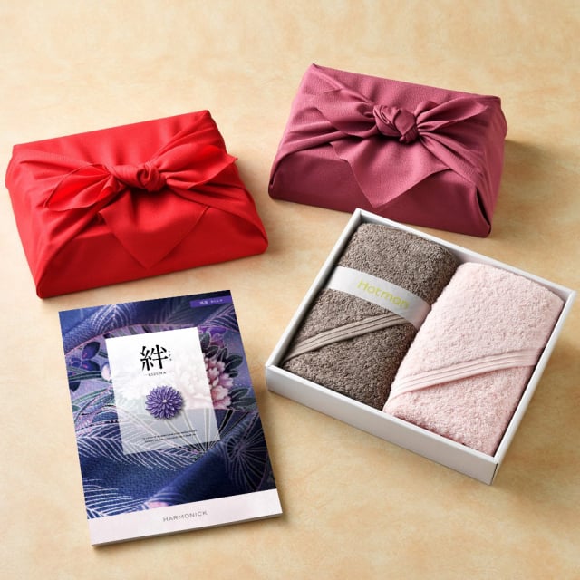 絆(きずな) カタログギフト 感謝(かんしゃ) + Hotman 1秒タオル ホット