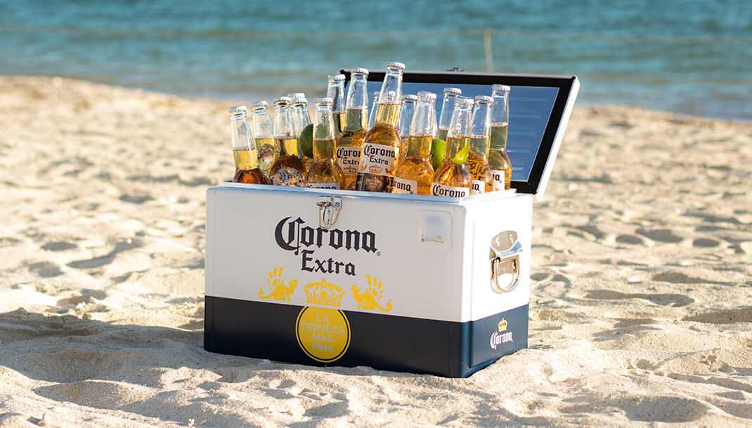 コロナエキストラコロナビールヤシの実型ビールクーラークーラー非売品