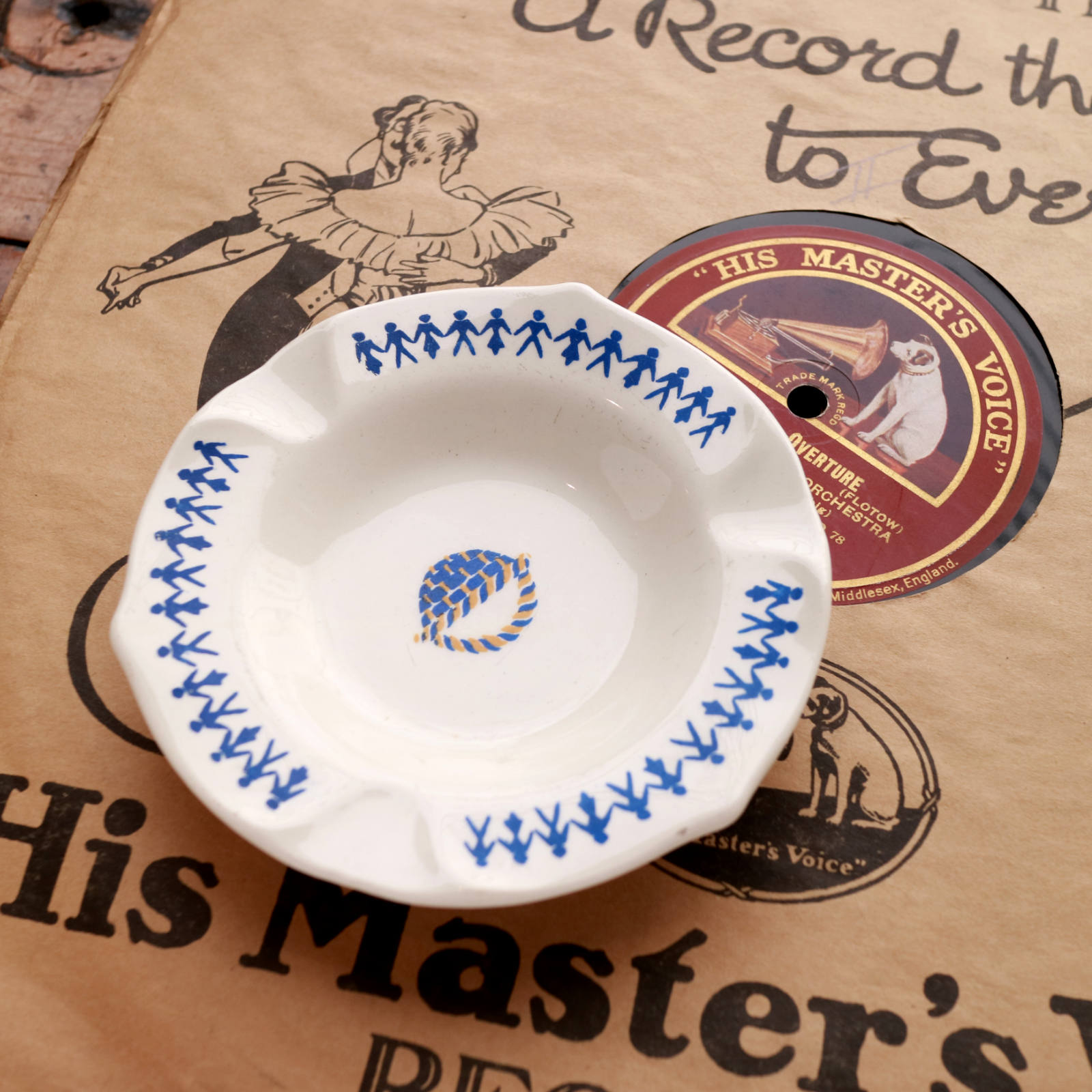 ヴィンテージアッシュトレイ 灰皿 BOCH ボッホ ベルギー 1940's