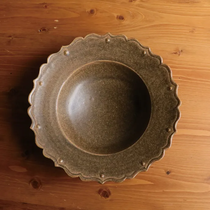 音喜多美歩 レースリムボウル 茶 | 【公式】コスモス食品のオンライン