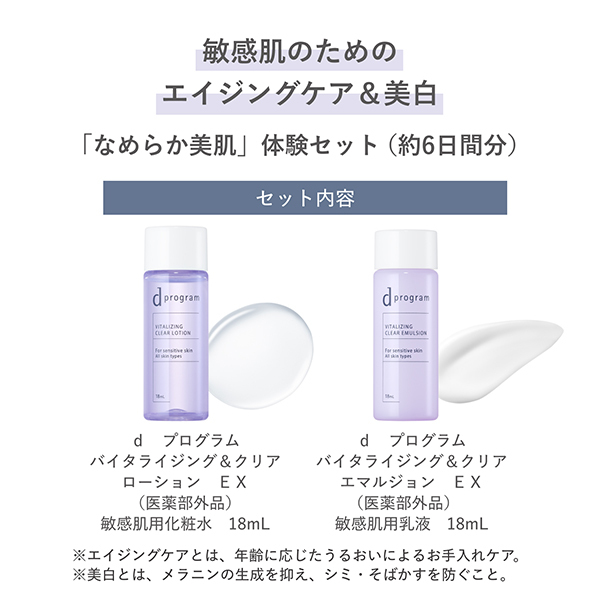 バイタライジング&クリア セット EX / d プログラム(スキンケアキット