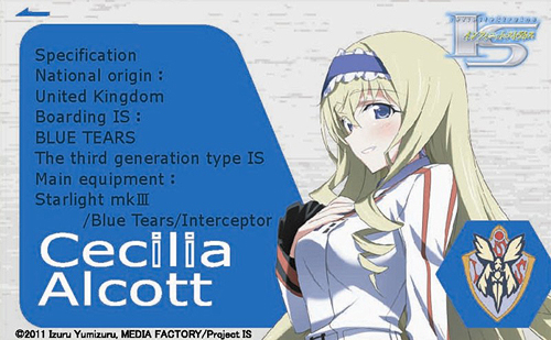 IS ＜インフィニット・ストラトス＞ ICカードステッカーセット