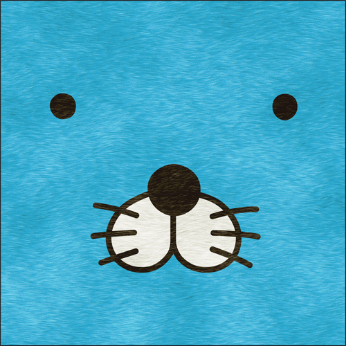 ぼのぼのフェイス クッションカバー [ぼのぼの] | 公式キャラクター