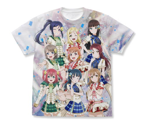 Aqours フルグラフィックTシャツ [ラブライブ！サンシャイン!!] | 公式