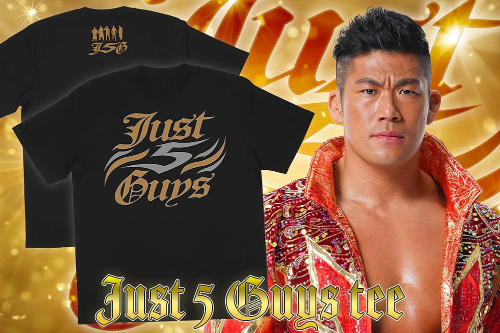 Just 5 Guys Tシャツ（2024S） [新日本プロレスリング] | 公式