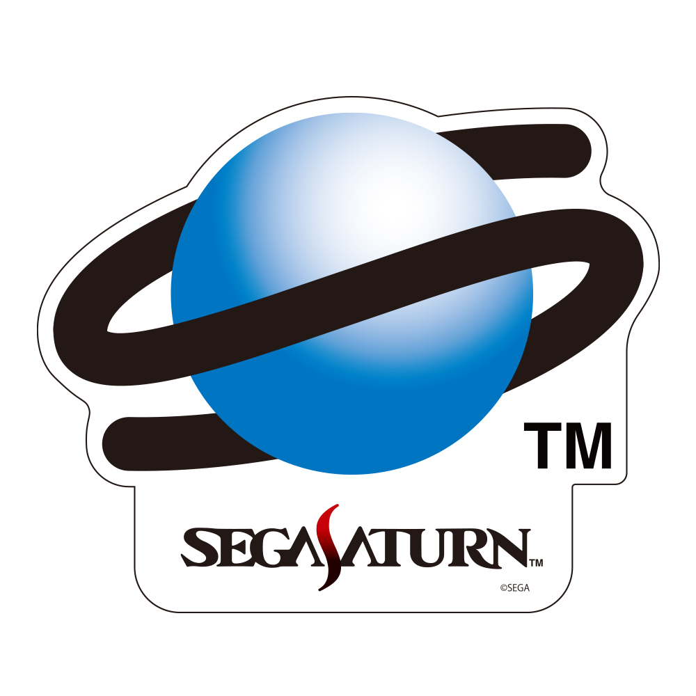 セガサターン ロゴ 屋外対応ステッカー [セガサターン] | キャラクター