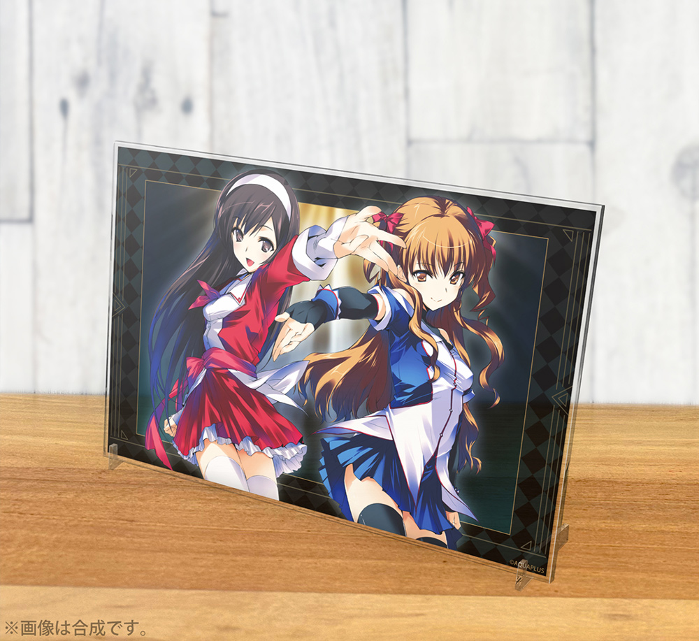 ☆限定☆森川由綺＆緒方理奈 アクリルアートスタンド [WHITE ALBUM 綴