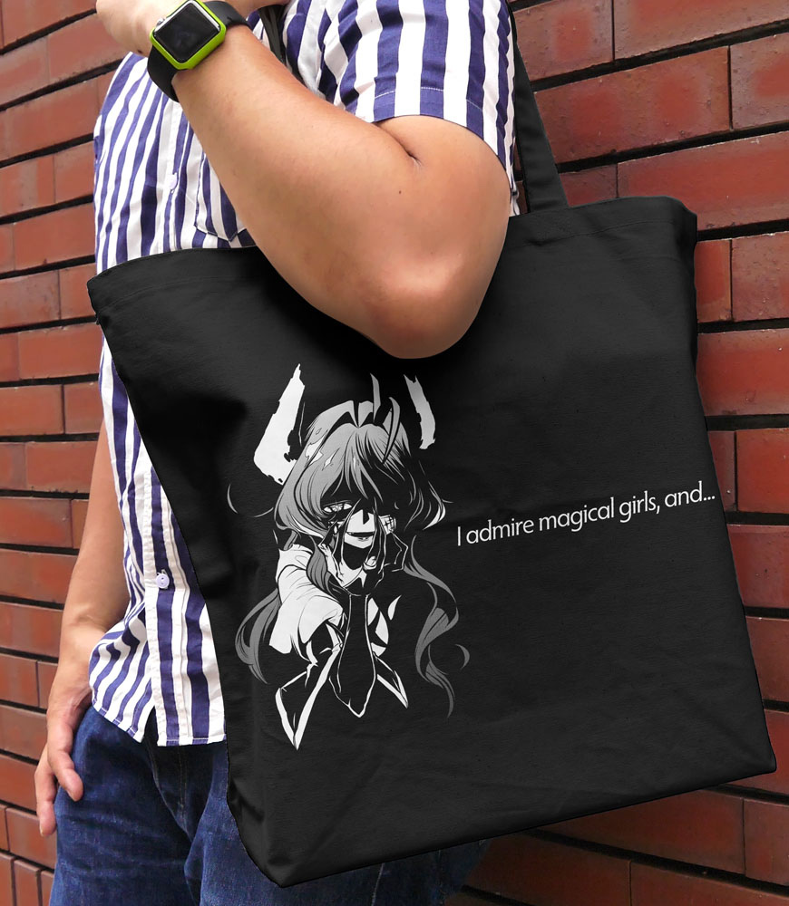 ☆限定☆マジアベーゼ ラージトート＋限定缶バッジセット [魔法少女に