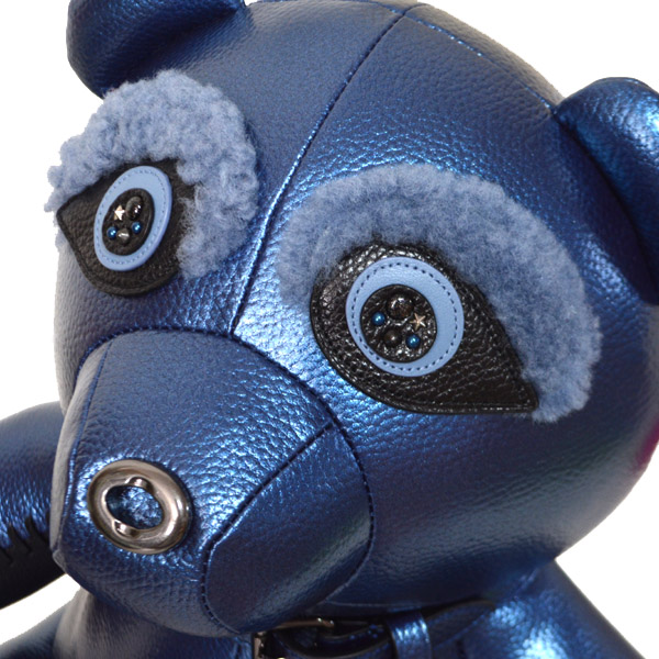 COACH】コーチ ぬいぐるみ テディベア レザー ベアー ボア インテリア