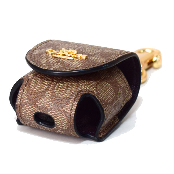 COACH】コーチ コーティングキャンバス シグネチャー イヤホン airpods