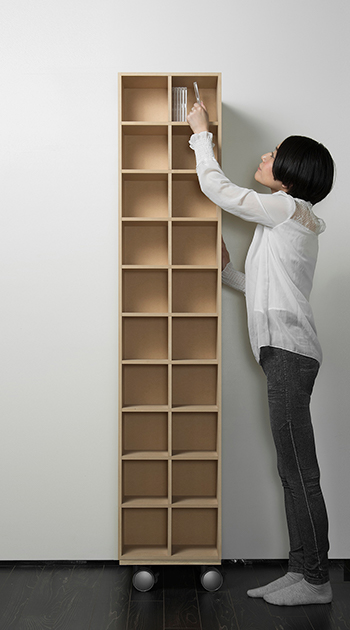 CD収納棚 2列×8段（16コマ）|マルゲリータのCD収納