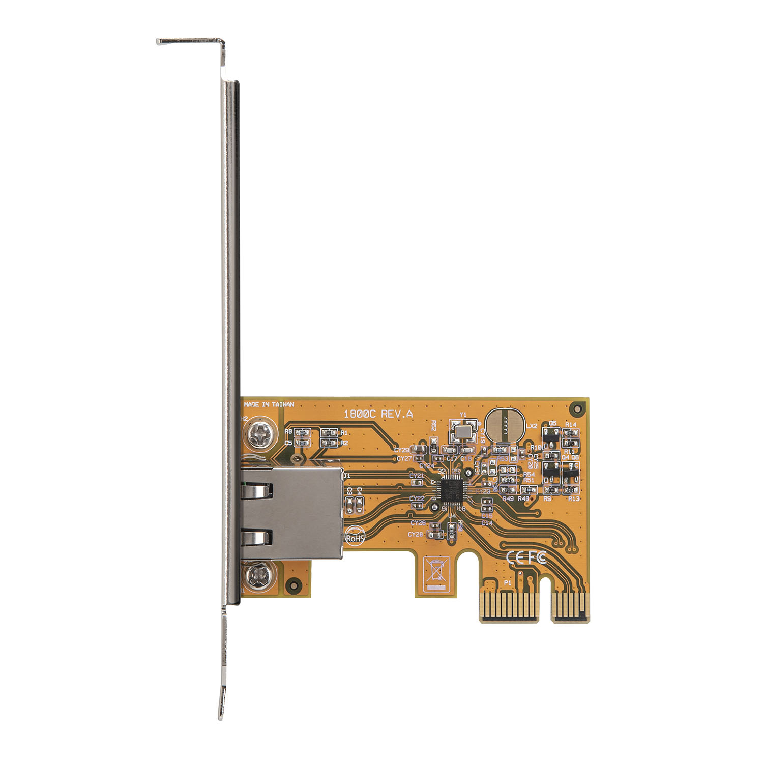 販売終了】 ポートを増やしタイ PCI Express×1接続 ギガビット