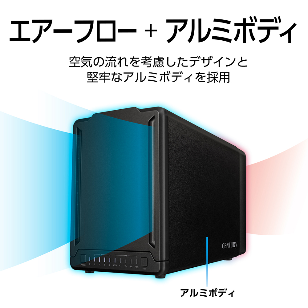 裸族のゲートハウス 4Bay (CRGH35U10G) ハードディスク（HDD）ケース