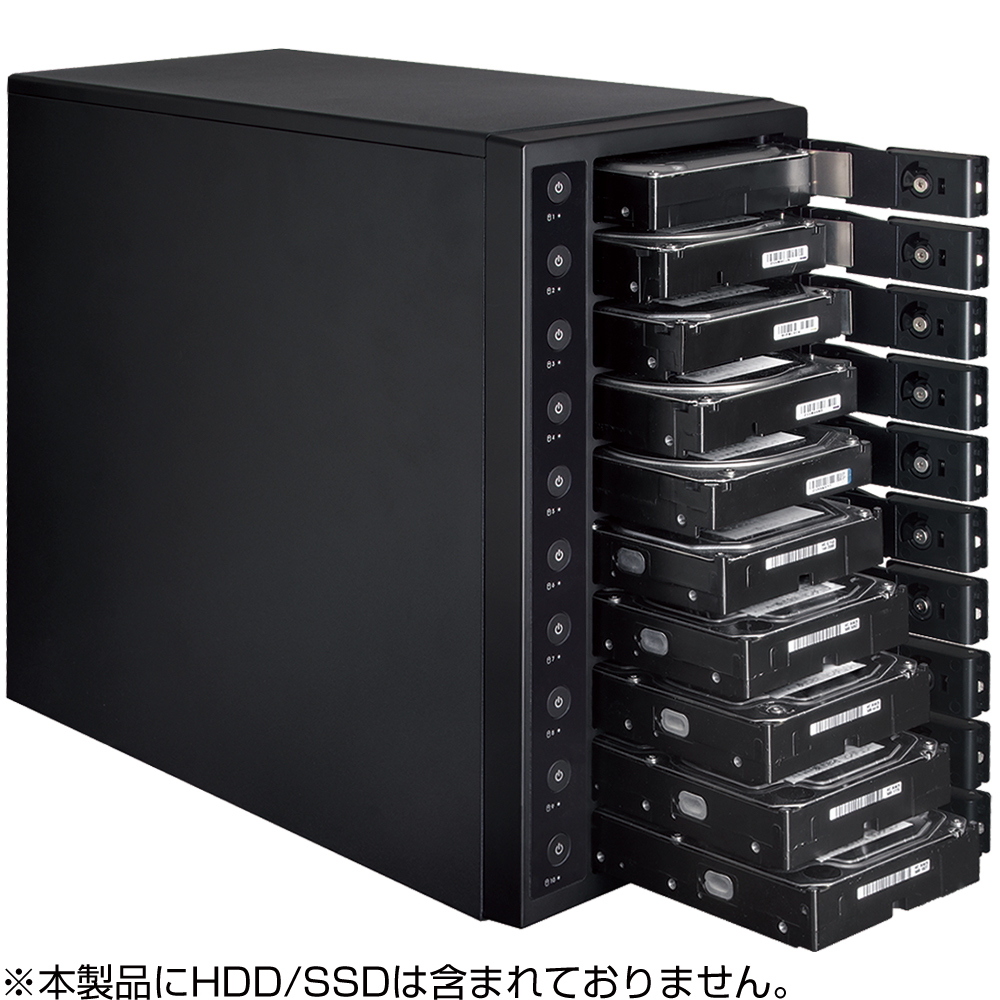 販売終了】 裸族のスカイタワー 10Bay USB3.2 Gen2 IS (CRST1035U32CIS