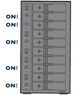 販売終了】 裸族のスカイタワー 10Bay IS (CRST1035U3IS6G