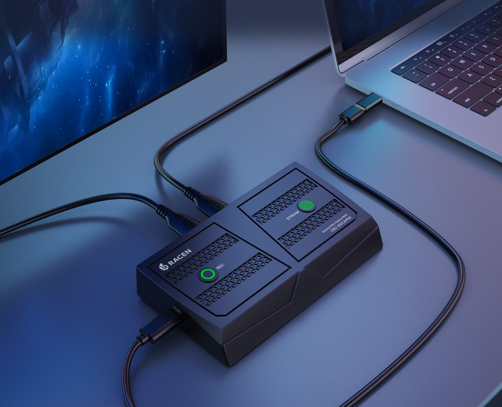 RACEN ゲーミングビデオキャプチャ Multi CRC-GVCAP04 - RACEN