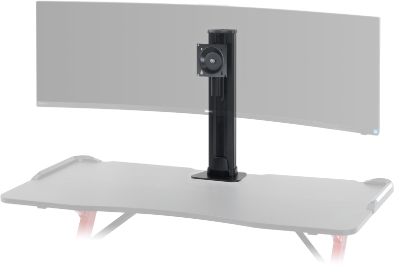 RACEN 重量級液晶モニター対応 上下昇降式モニターアーム CRC-HWMA01BK