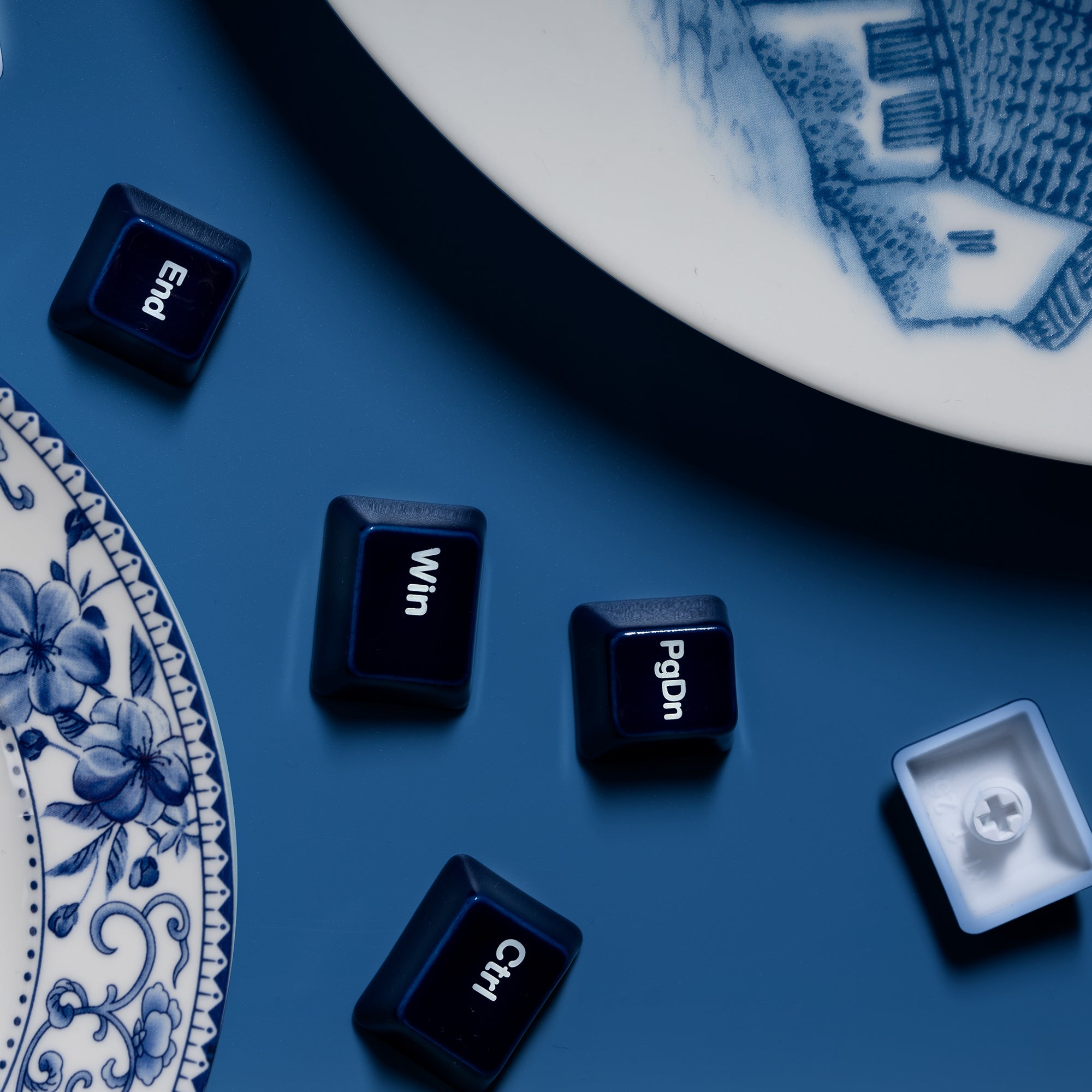 Cerakey Indigo Ceramic Keycaps Set