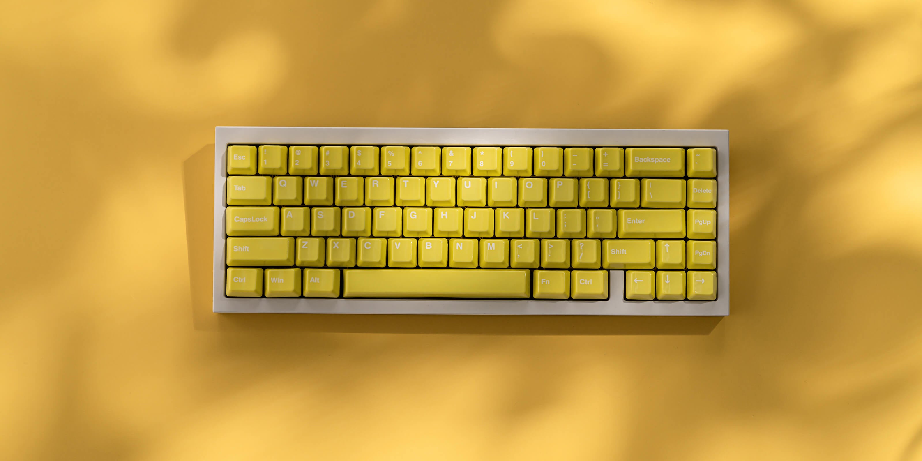 114キー 黄色キーキャップ | CeraKey
