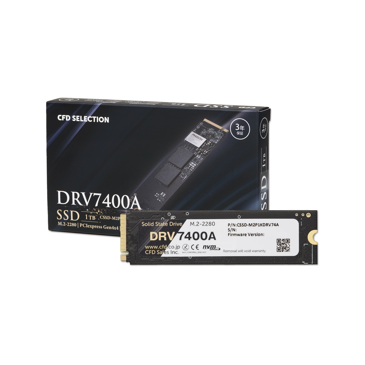 CSSD-M2P1KDRV74A | CSSD-M2P1KDRV74A | PS5ⓇやPCのアップグレード