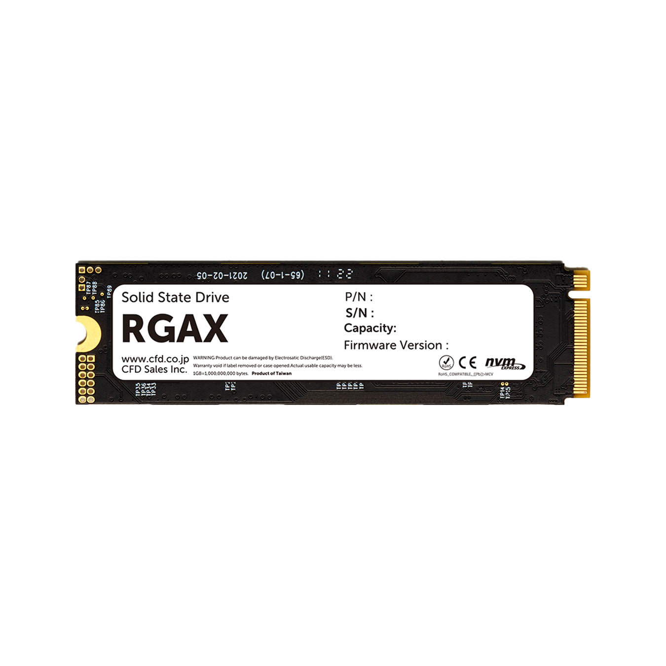 CSSD-M2L2TRGAXN | CFD RGAX シリーズ M.2 NVMe接続 SSD 2TB | CFD販売