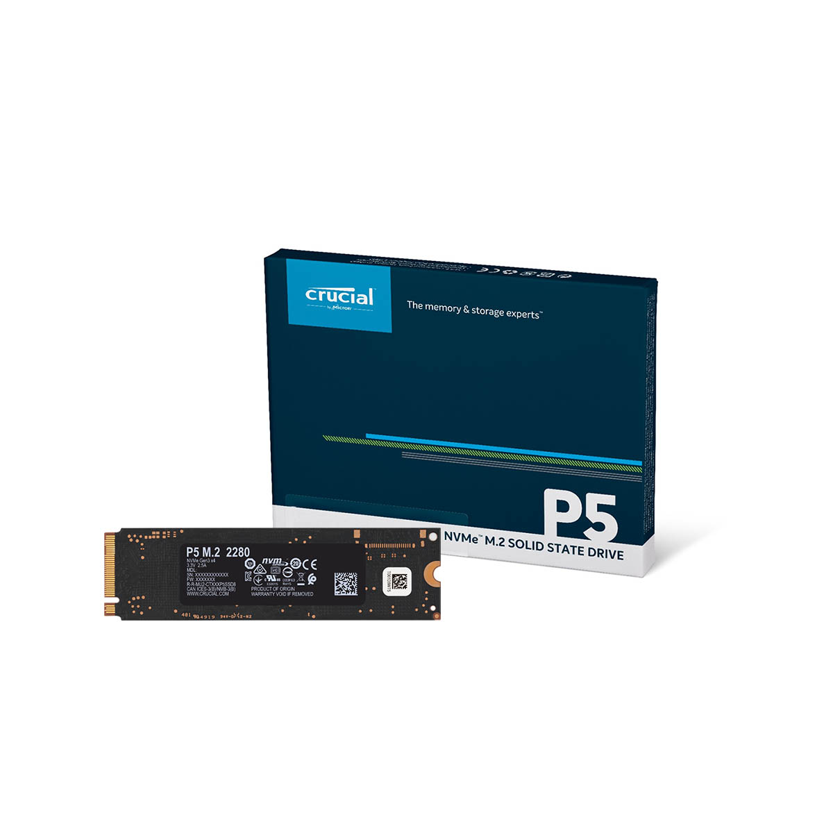 CT1000P5SSD8JP | Crucial P5 ハイパフォーマンス M.2 NVMe接続SSD 1TB