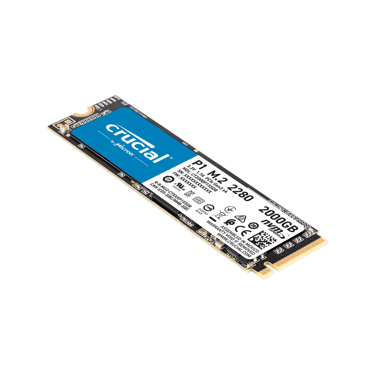 CT1000P1SSD8JP | Crucial P1 M.2 NVMe接続SSD 1TB | CFD販売株式会社