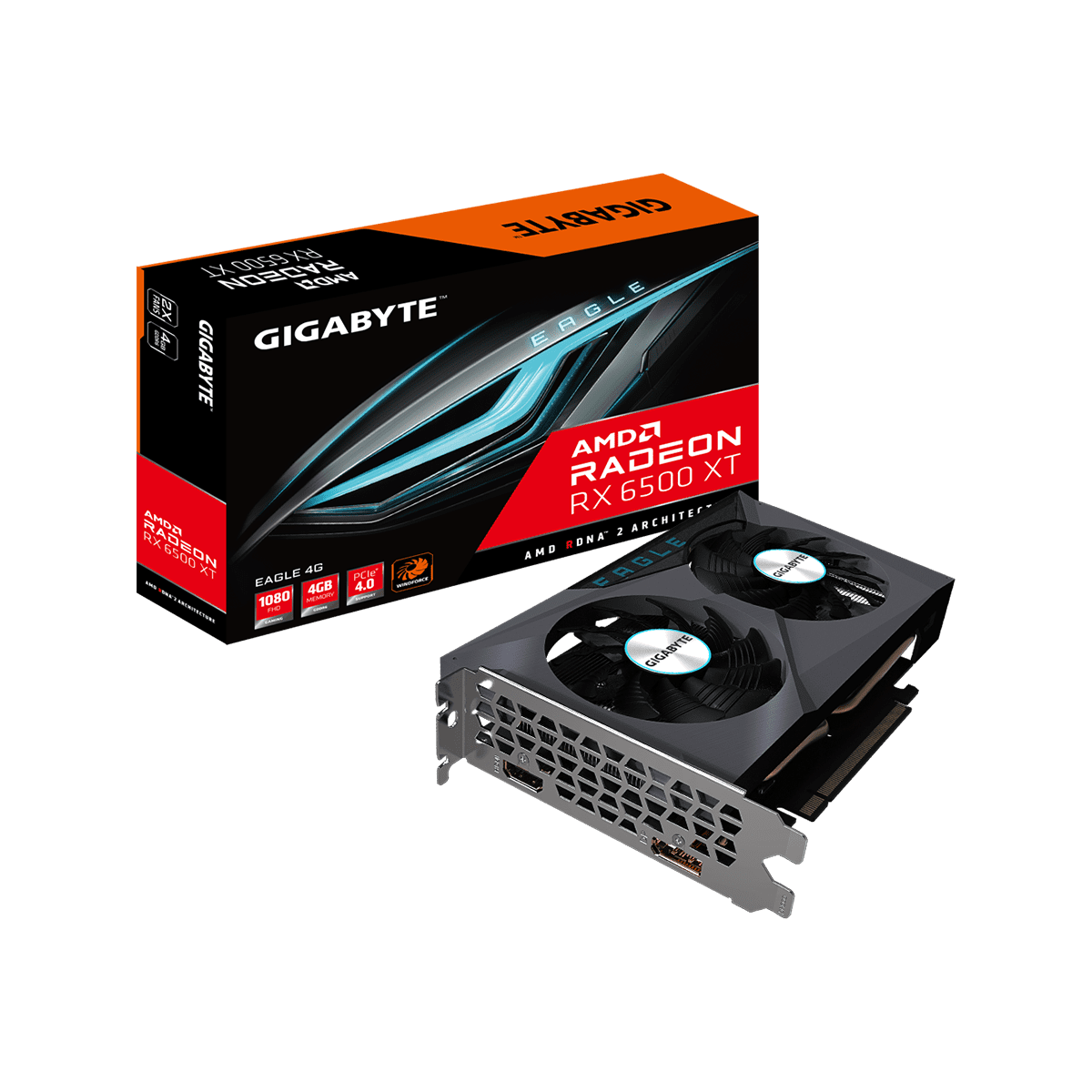 GV-R65XTEAGLE-4GD | GIGABYTE(ギガバイト) Radeon RX 6500 XT 搭載