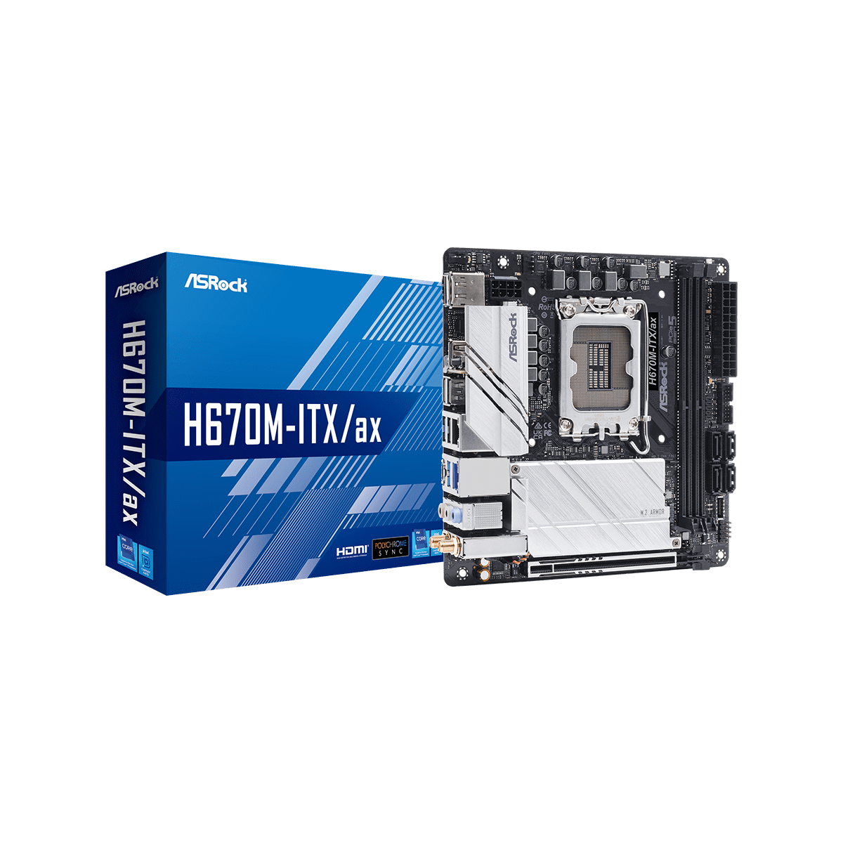 H670M-ITX/ax | ASRock(アスロック) LGA 1700 Intel H670 Mini-ITX