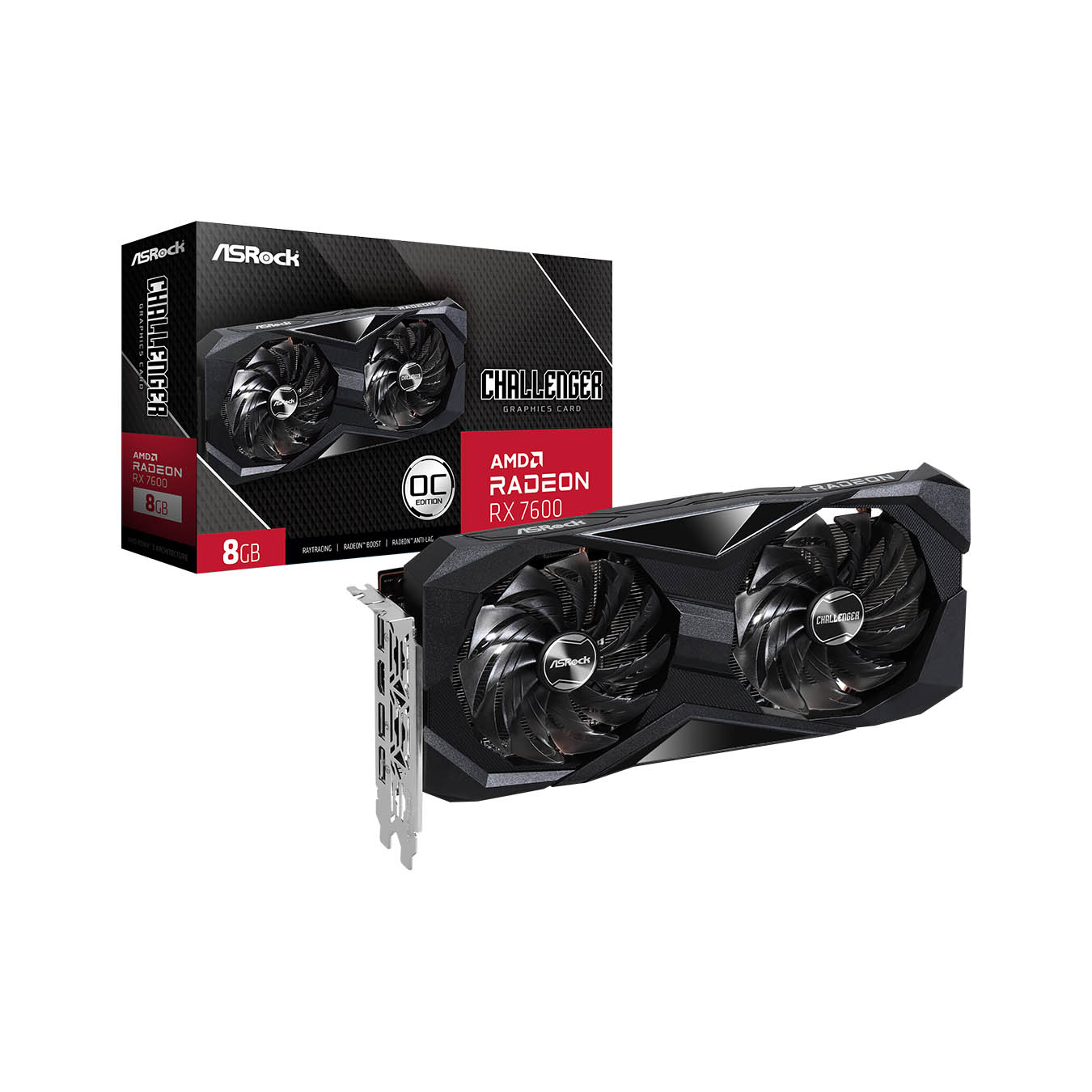 RX7600 CL 8GO | ASRock(アスロック) Radeon RX 7600 搭載
