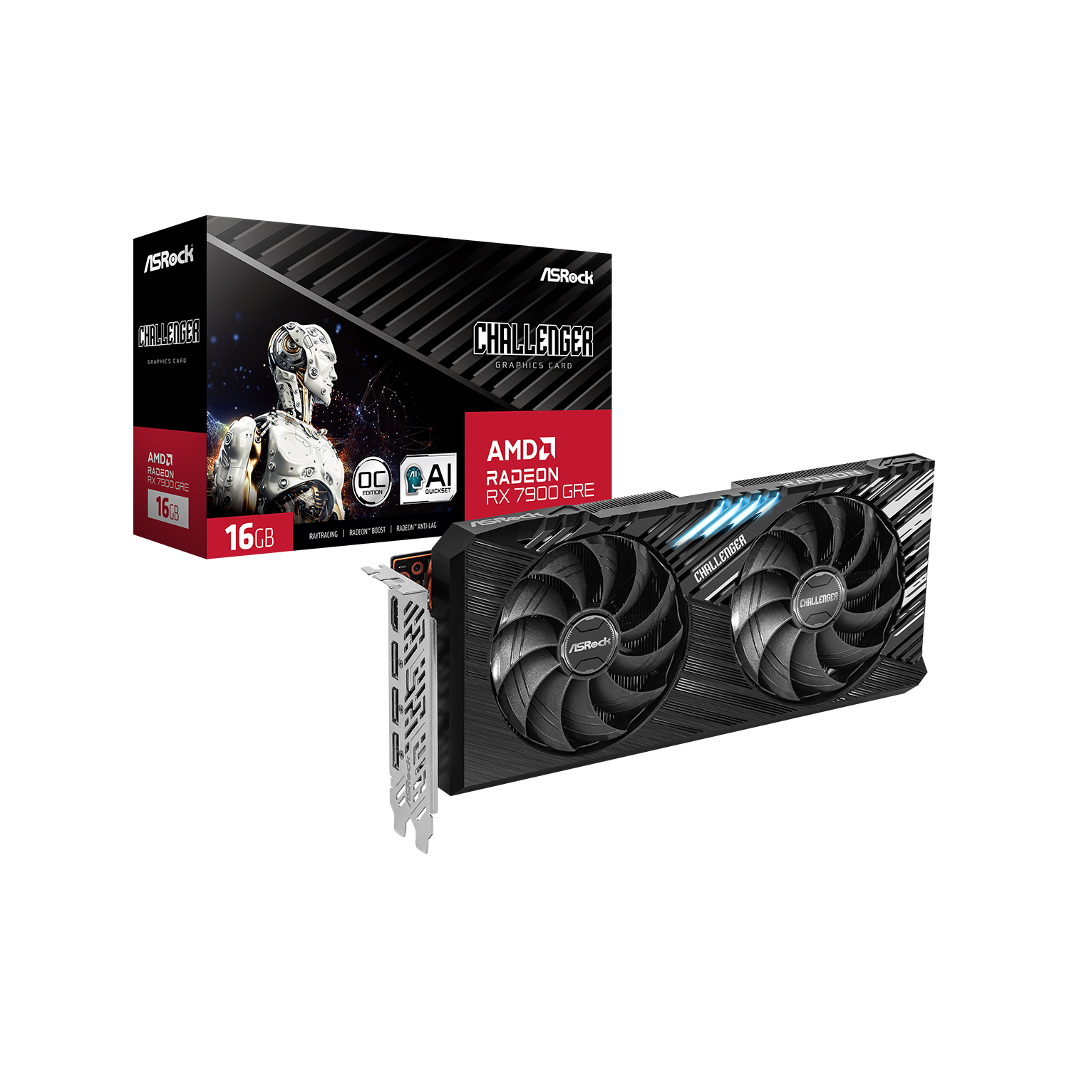 RX7900GRE CL 16GO | RX7900GRE CL 16GO | ASRock(アスロック) Radeon