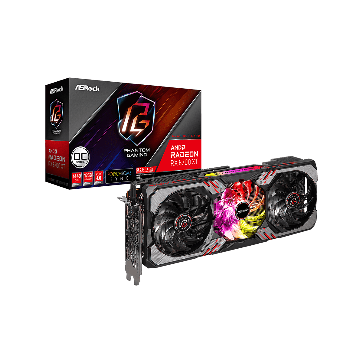 RX 6700 XT PGD 12G OC | ASRock(アスロック) Radeon RX 6700 XT 搭載