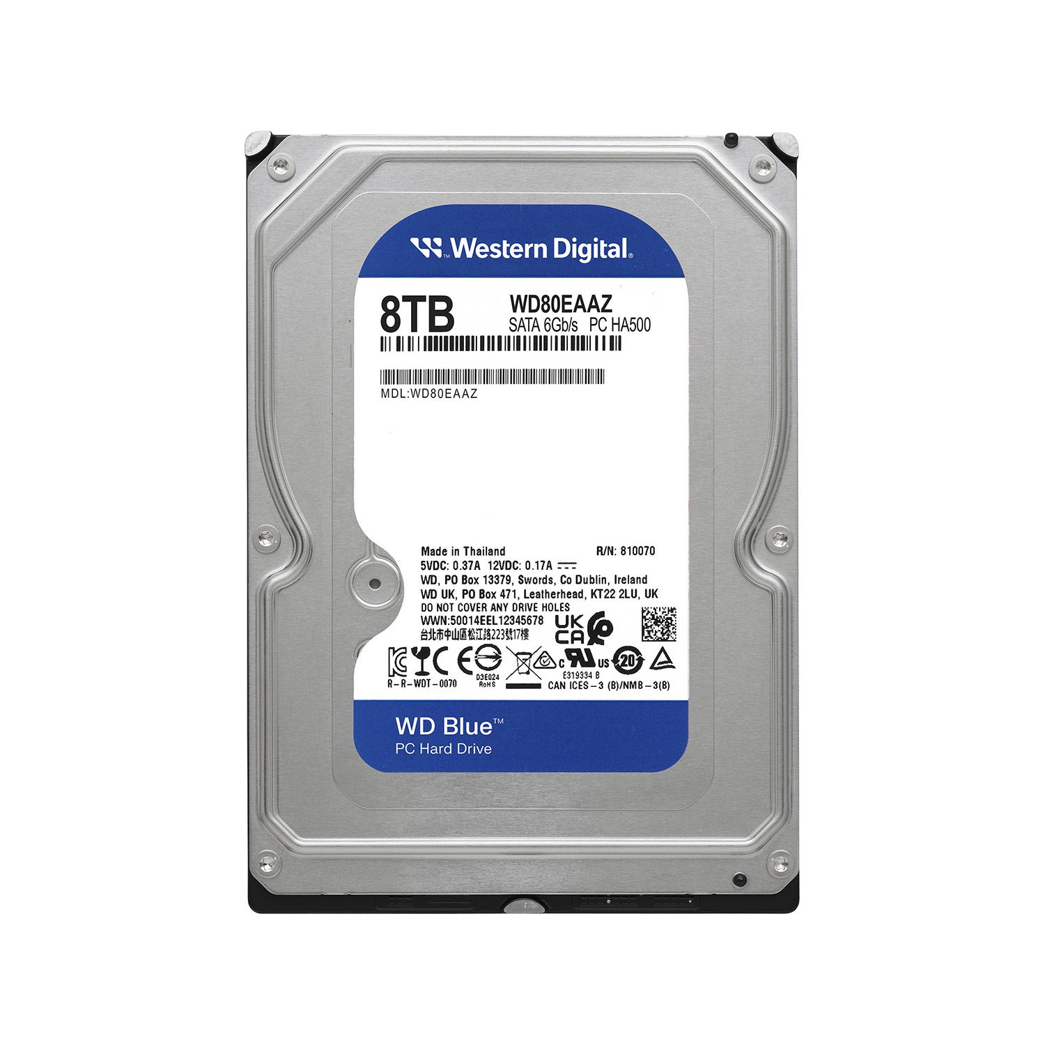 WD80EAAZ | WD80EAAZ | WesternDigital WD Blue SATA3 6Gbps(SATA6G