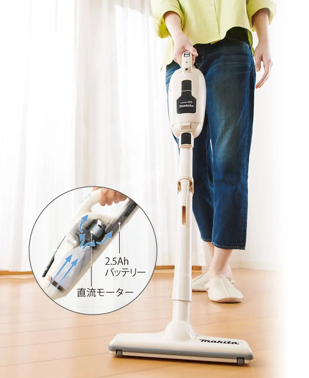 通販生活®充電式クリーナー 通販生活のマキタのターボ・60｜【公式