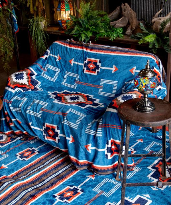 裏ボア】ブランケット XL（シングルサイズ）《NOMADY》(NATURAL