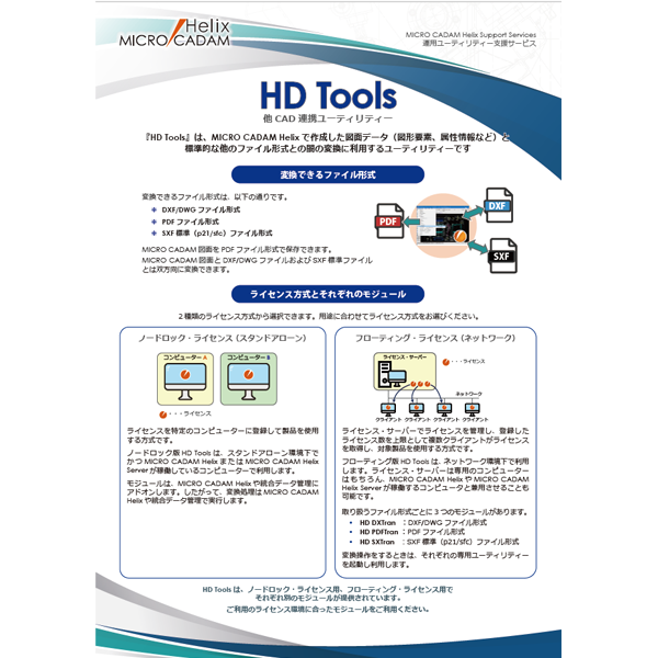 MICRO CADAM Helixファミリー製品/カタログ・ダウンロード | CAD