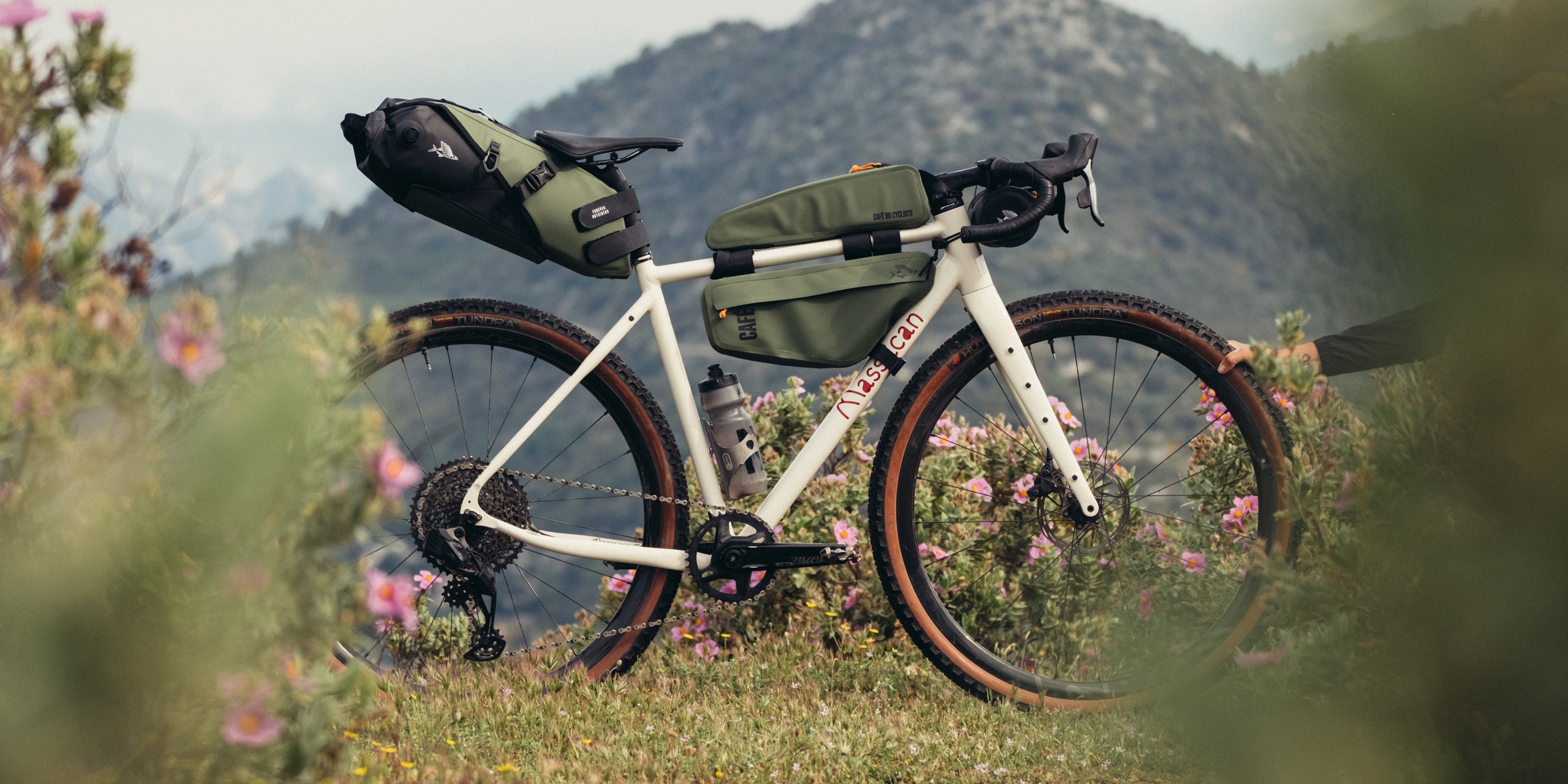 Waterproof Bike Packing Saddle Bag Khaki – Café du Cycliste | JP