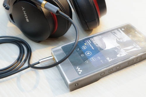 ソニー純正っていうかMDR-1A付属ケーブルを、改造して4極-4極ケーブル