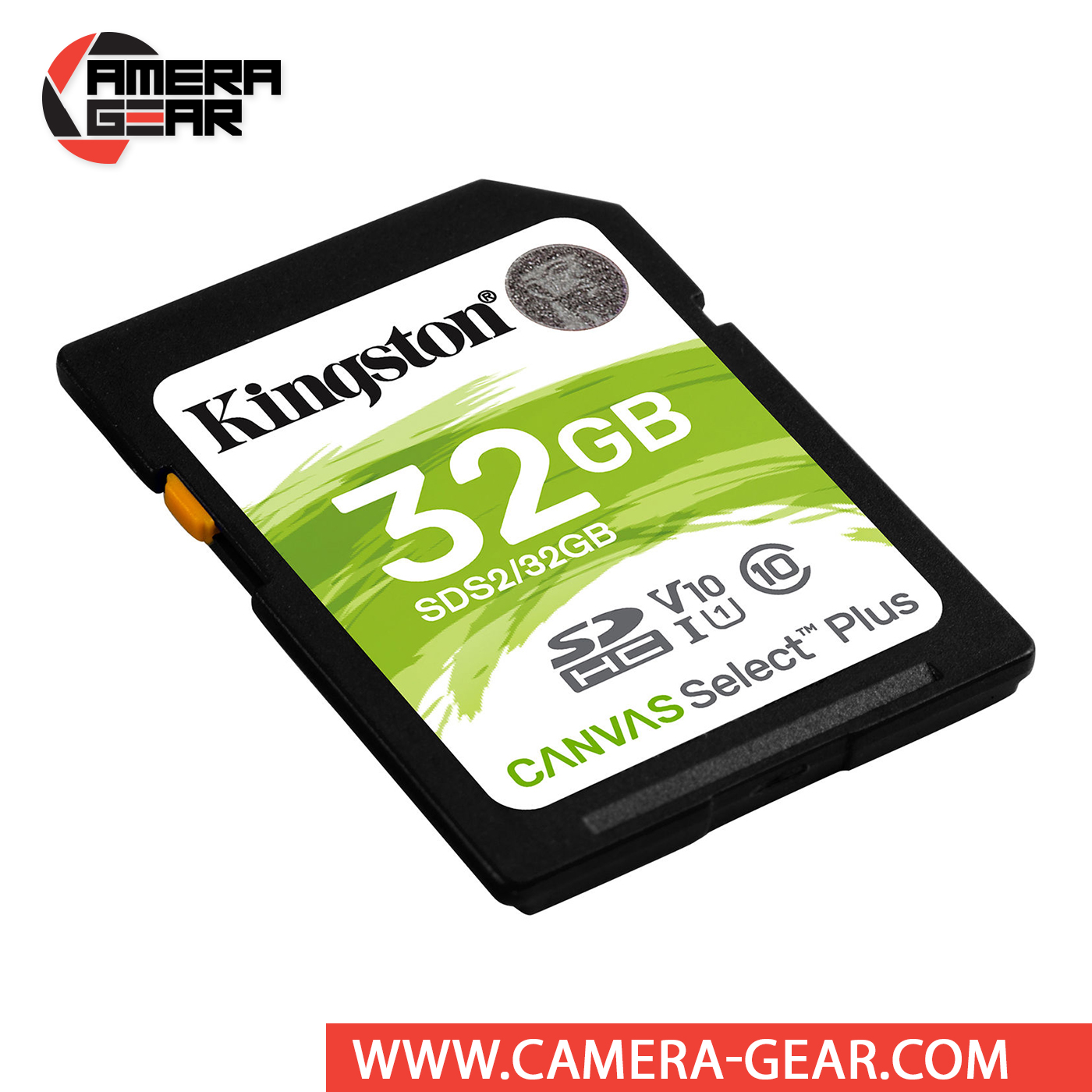 Kingston 32GB Canvas Select Plus SDHC Memory Card - Camera Gear