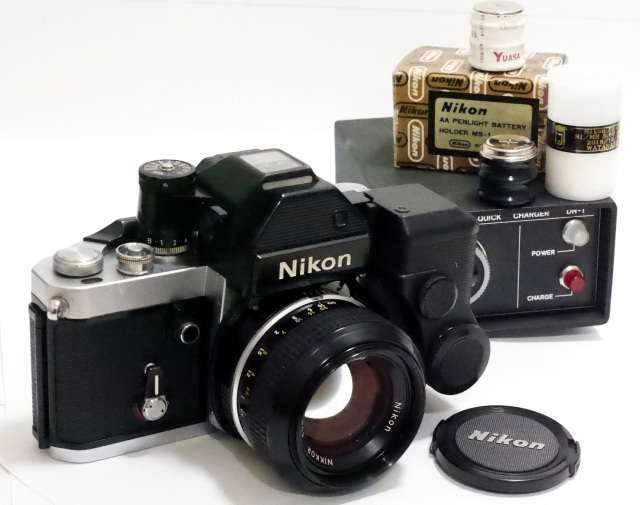 日本製 ニコン F2フォトミック S + new ニッコール 50mm1.4 + DS-1