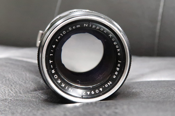 ニコンのレア玉、Nikkor-T 10.5cm F4 S用マウント マウンテン