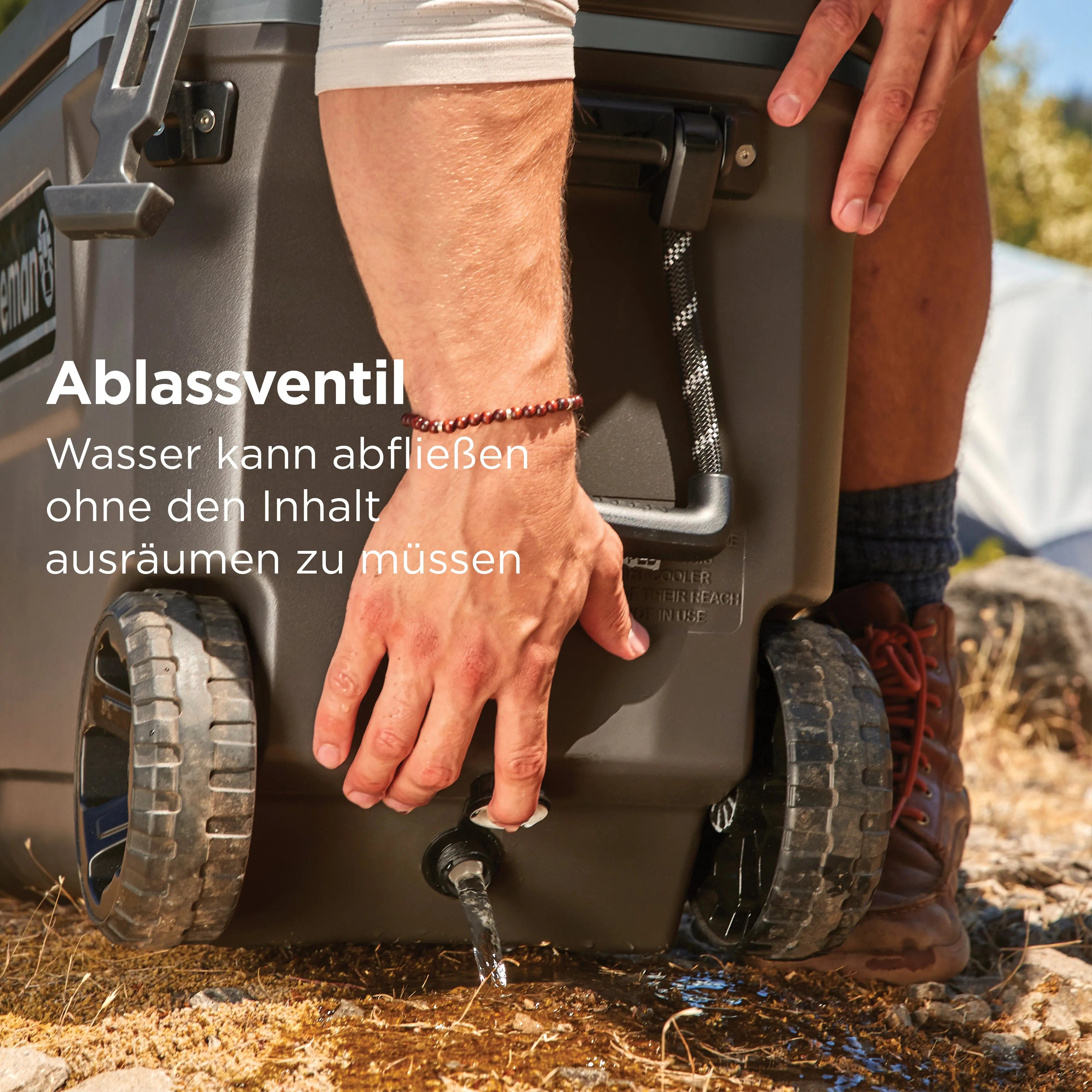 Coleman Convoy 65 QT Cooler with Wheels | 66L, 5-Day Cooling