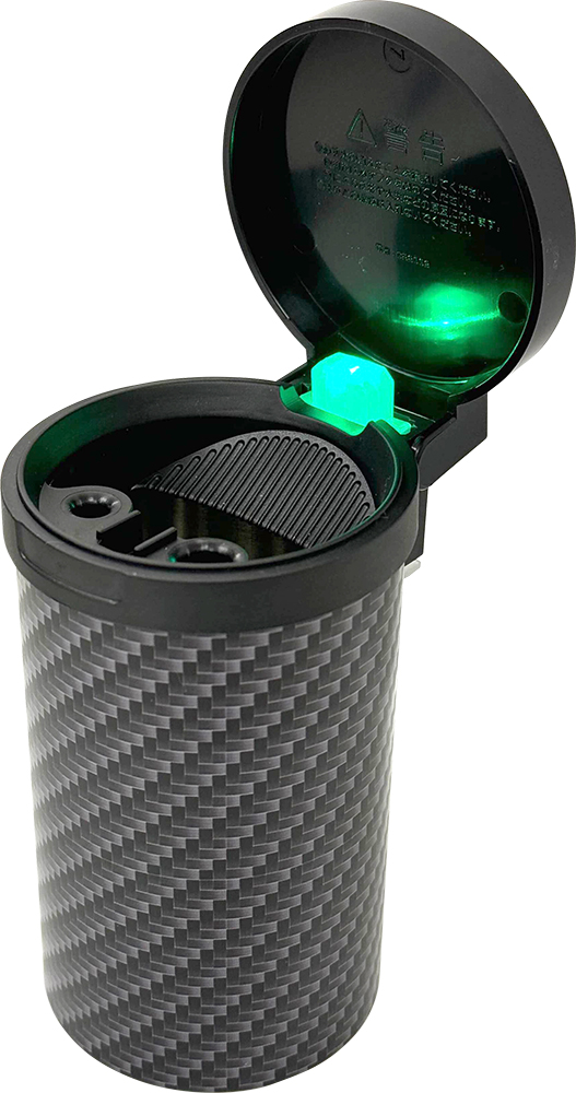 CAPS CAT-02 イルミ缶灰皿 カーボン｜製品情報｜株式会社CAP