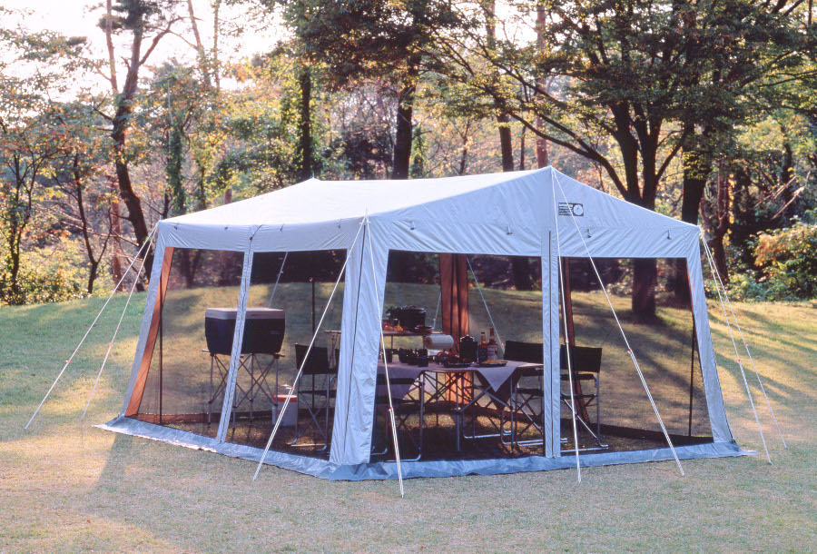 メッシュタープで虫除け対策 日除け・雨除けだけじゃないタープの