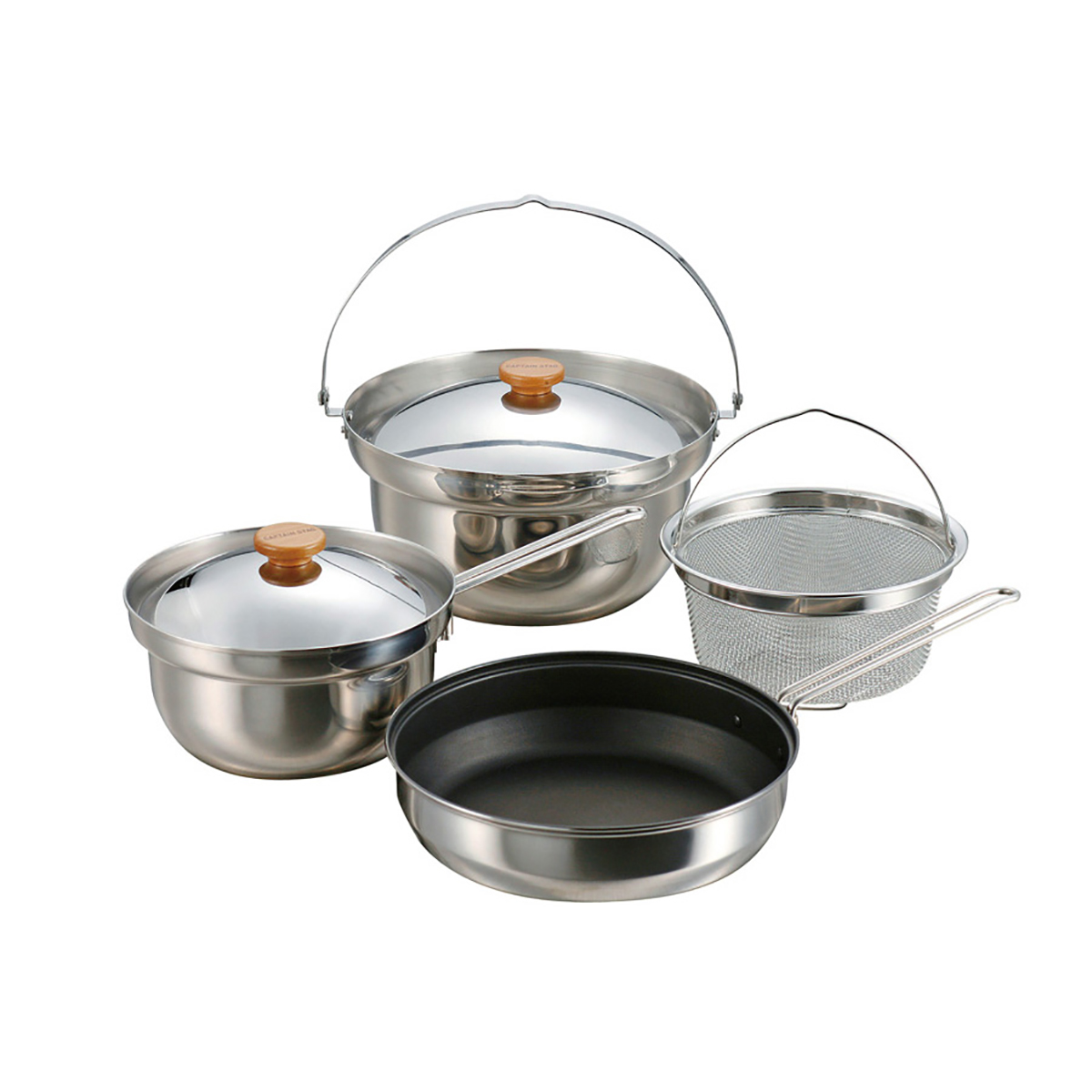 マルチステンレスクッカー - アウトドア・キャンプ用品 - キャプテン