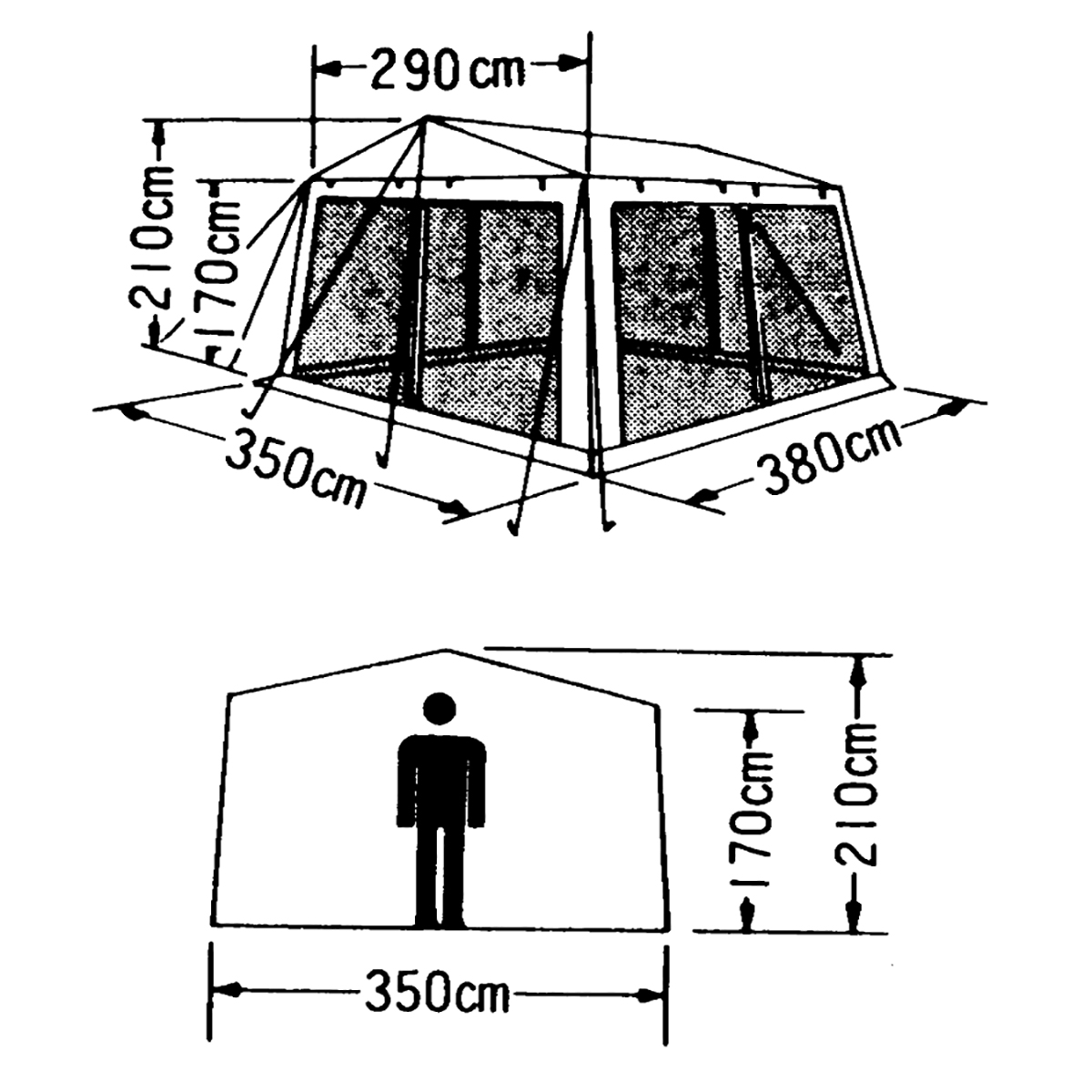 ラニーメッシュタープテント - アウトドア・キャンプ用品 - キャプテン