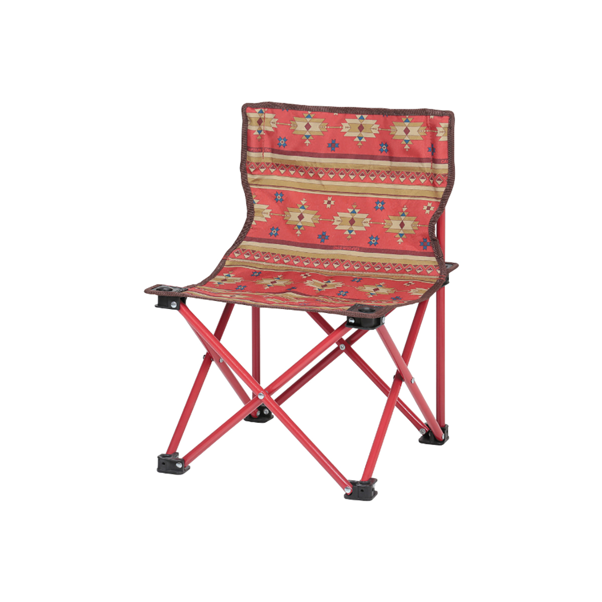 CSネイティブ コンパクトチェア(レッド) - アウトドア・キャンプ用品