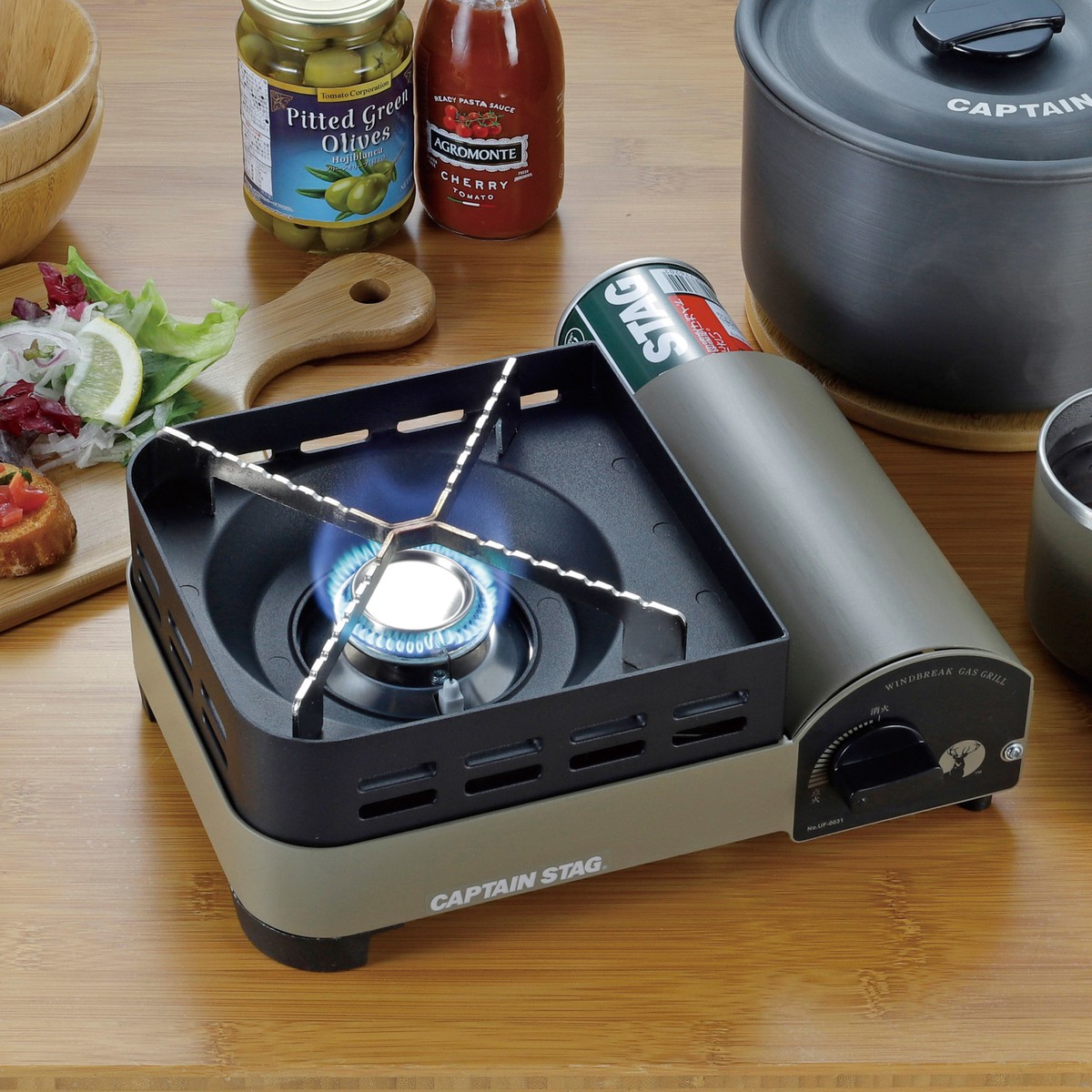 ウインドブレイク カセットコンロ〈ジュニア〉 - アウトドア・キャンプ