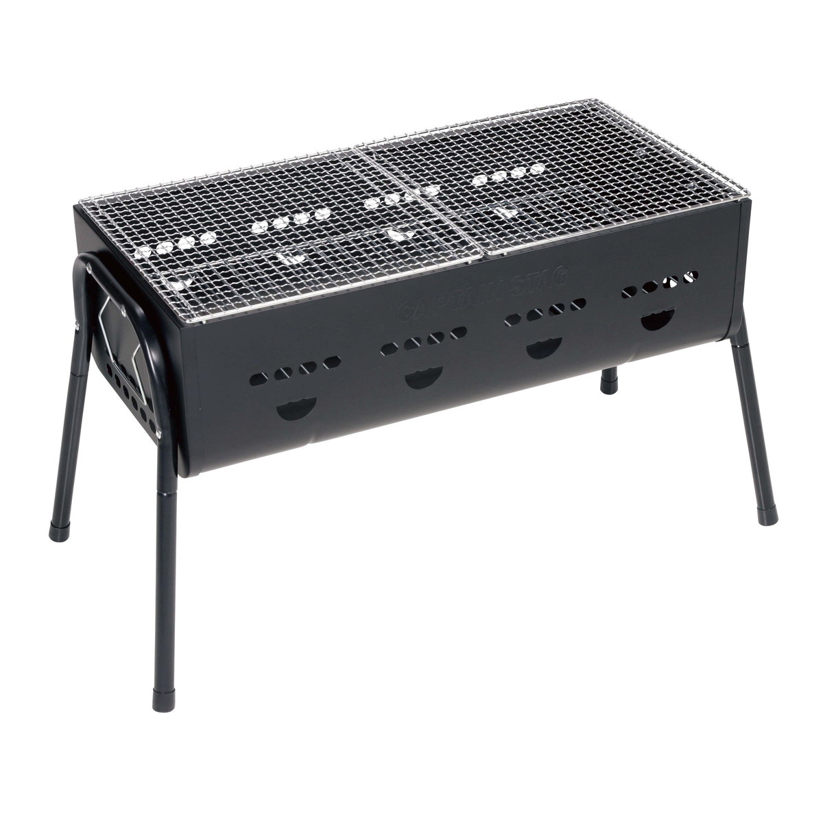 3Wayバーベキューグリル ＜600＞（ブラック） - アウトドア・キャンプ